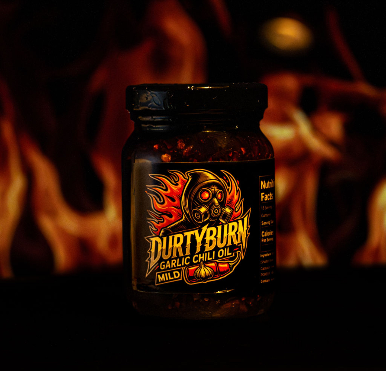 Durtyburn Mild Garlic Chili Oil DurtyBurn Chili Oil
