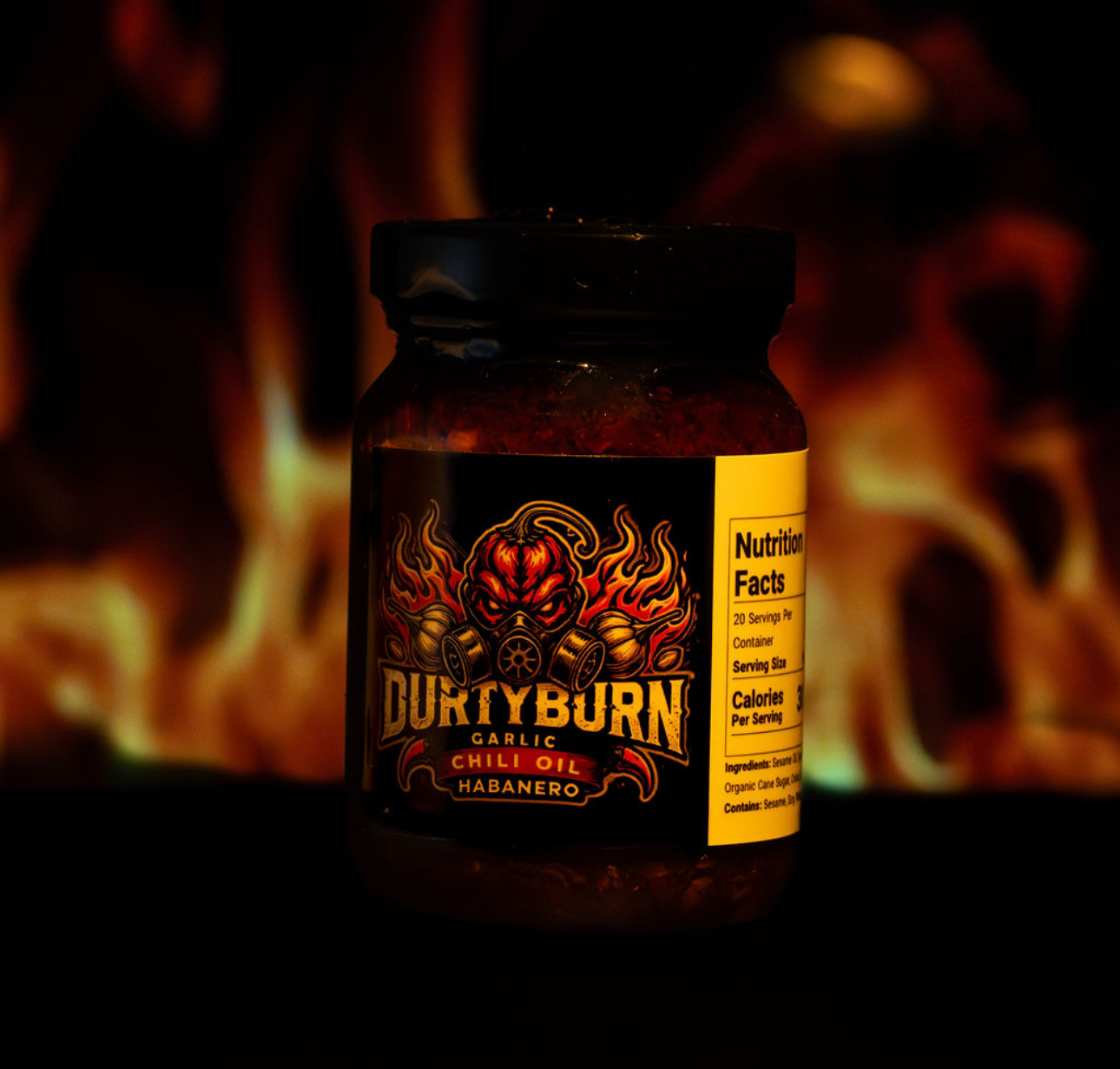 Durtyburn Habanero Garlic Chili Oil DurtyBurn Chili Oil