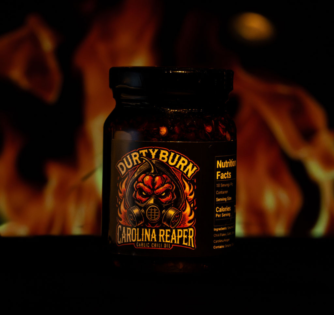 Durtyburn Carolina Reaper Garlic Chili Oil DurtyBurn Chili Oil