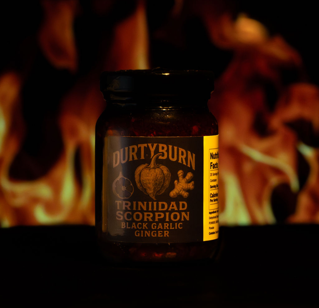 Durtyburn Black Garlic Ginger Chili Oil DurtyBurn Chili Oil